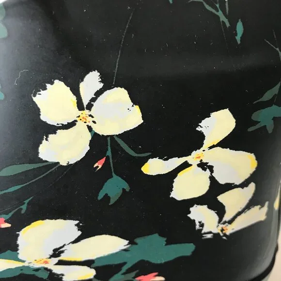 New Black Floral Vicki Mid Calf Waterproof Rain Boots ~ A New Day Size 7 - Picture 6 of 11